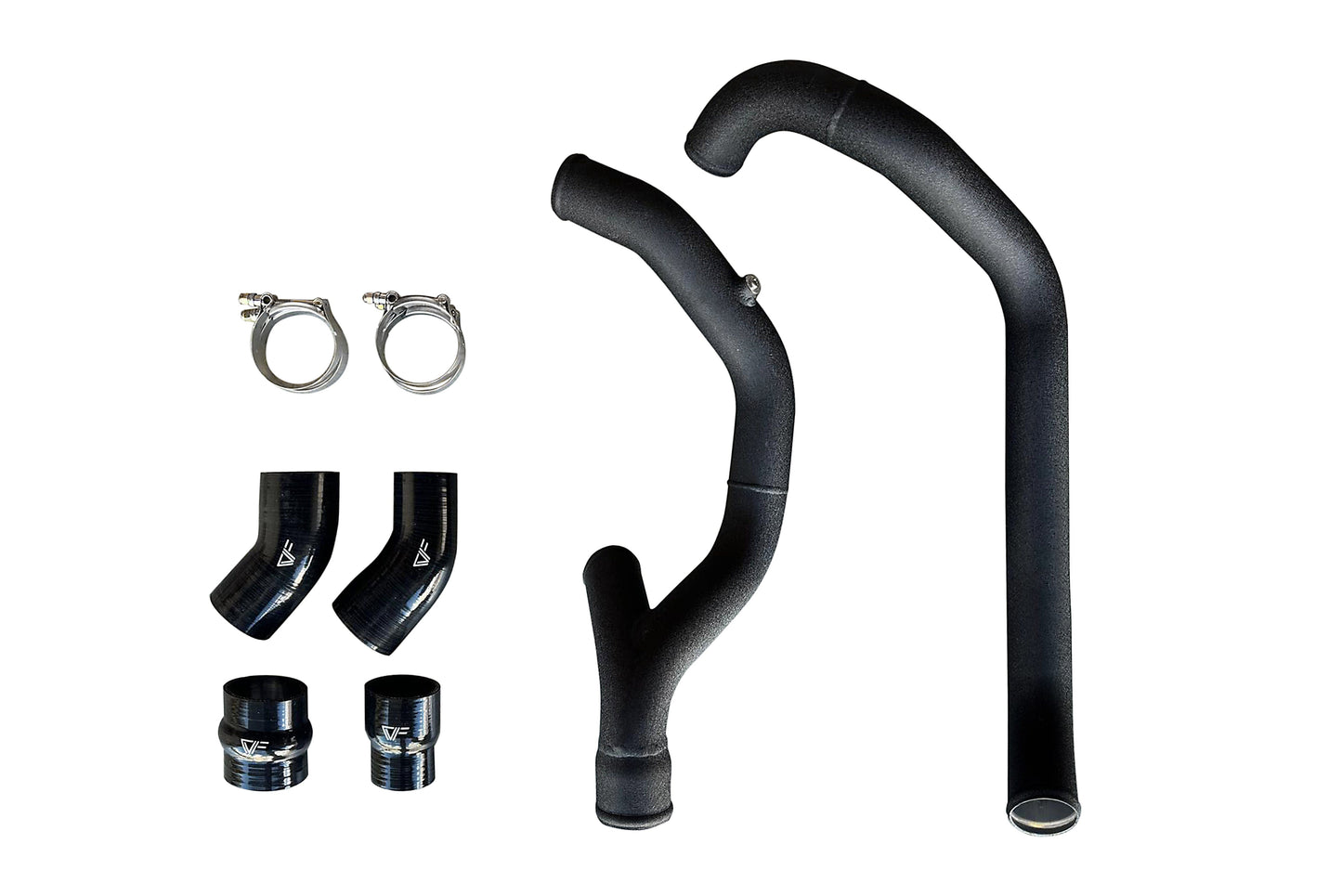 CVF Hot-side Aluminum Intercooler Pipe Kit (2021-2025 3.0L Ford Explorer ST w/o OEM BPV) CV Fabrication (CVF)