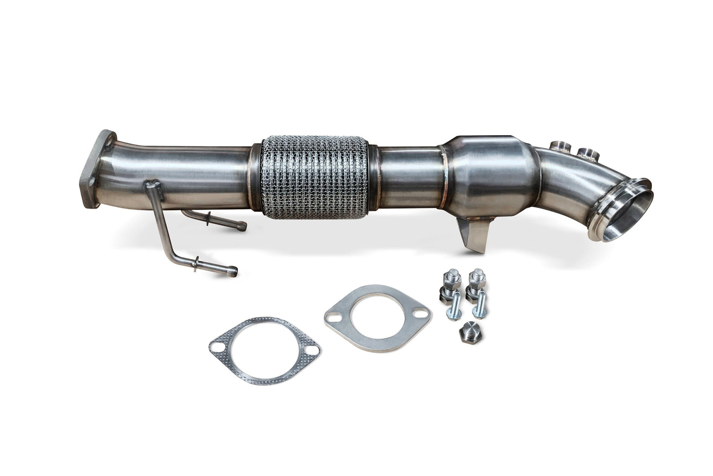 CVF Stainless Steel Catted Downpipe (2013-2018 Ford Focus ST) CV Fabrication (CVF)