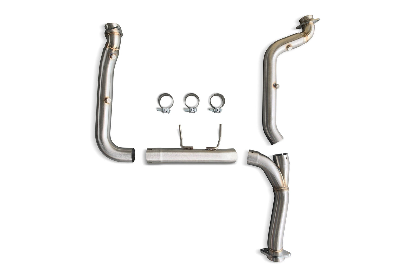 CVF Stainless Steel Race Downpipes (2017-2020 Ford F-150 3.5L EcoBoost) CV Fabrication (CVF)