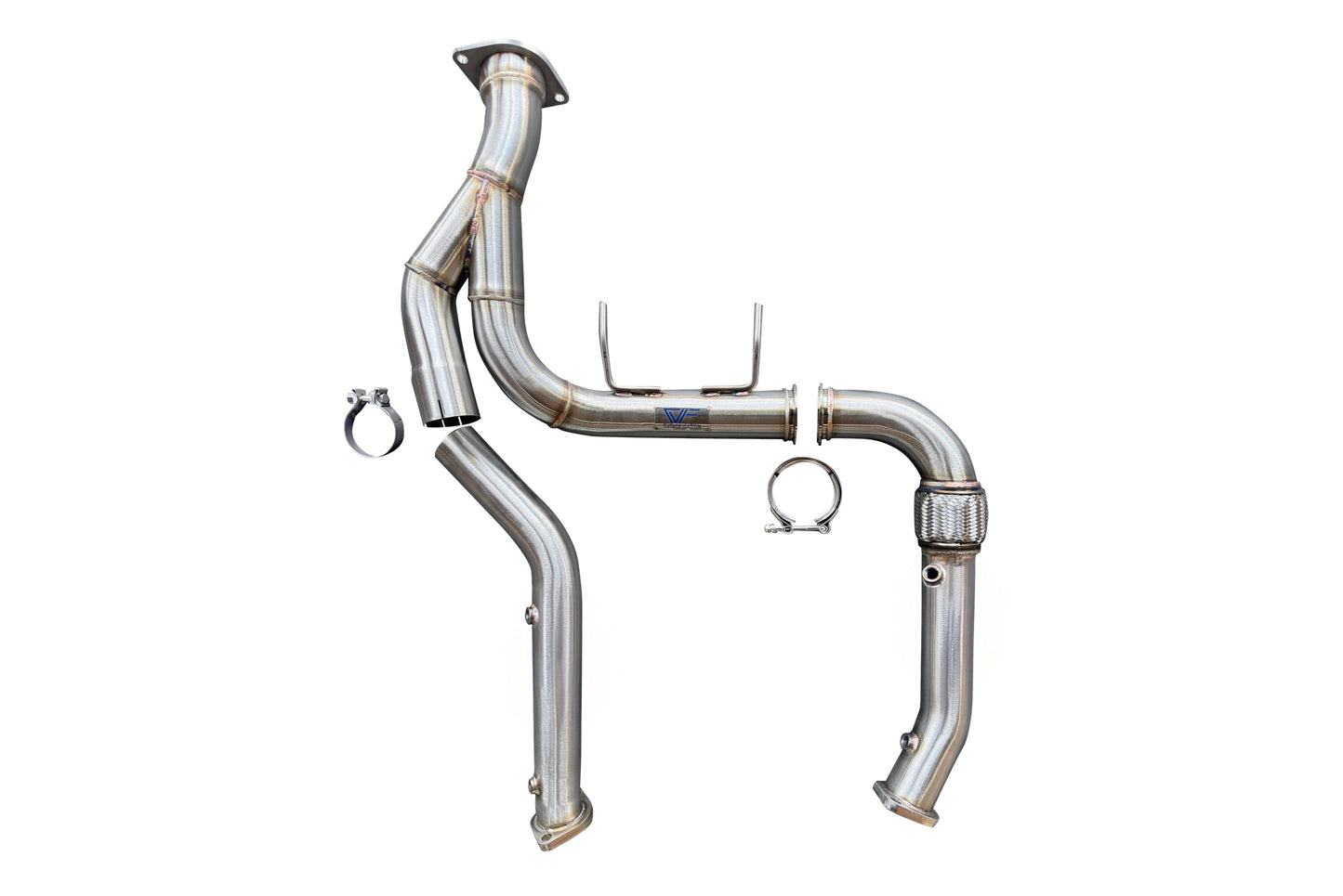 CVF Stainless Steel Race Downpipes (2021-2024 Ford F-150 3.5L EcoBoost) CV Fabrication (CVF)