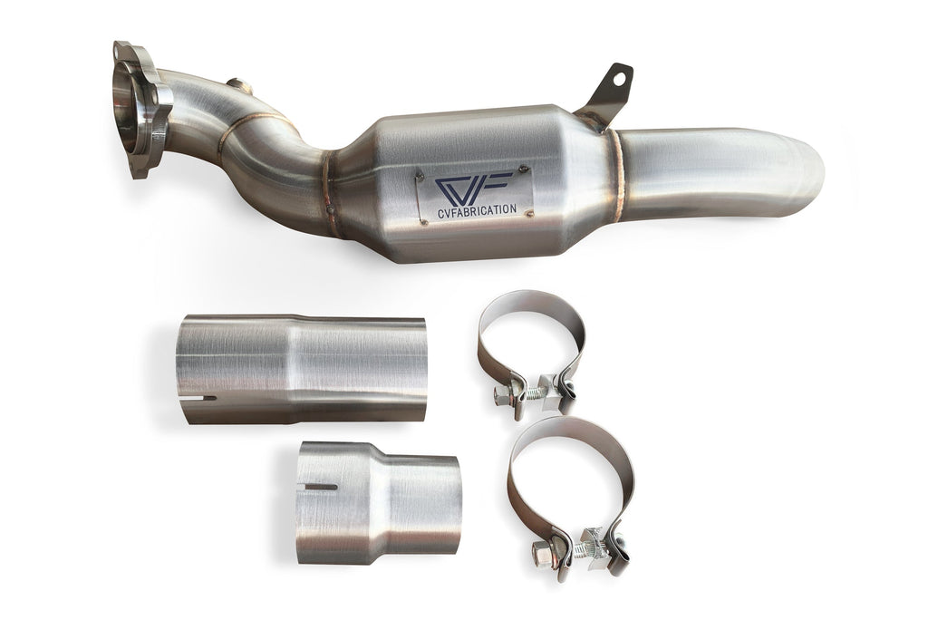CVF 3" Stainless Steel Catted Downpipe (2019-2021 Ford Ranger 2.3L) CV Fabrication (CVF) 