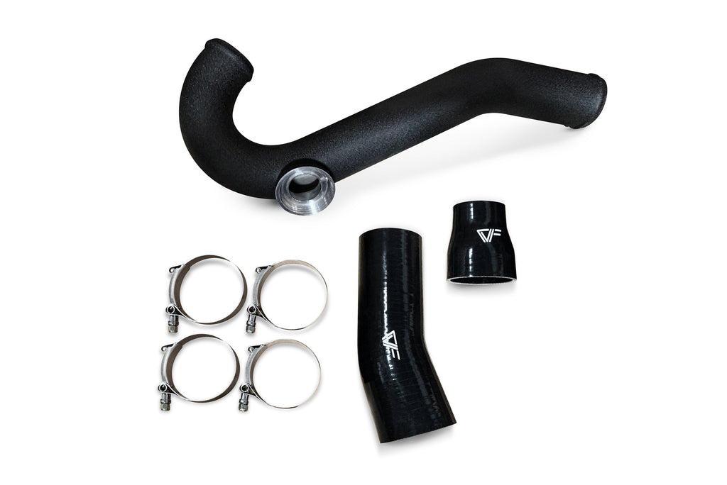 CVF Aluminum Intercooler Charge Pipe Kit with HKS Flange (2015-2021 Ford Mustang EcoBoost) CV Fabrication (CVF) 