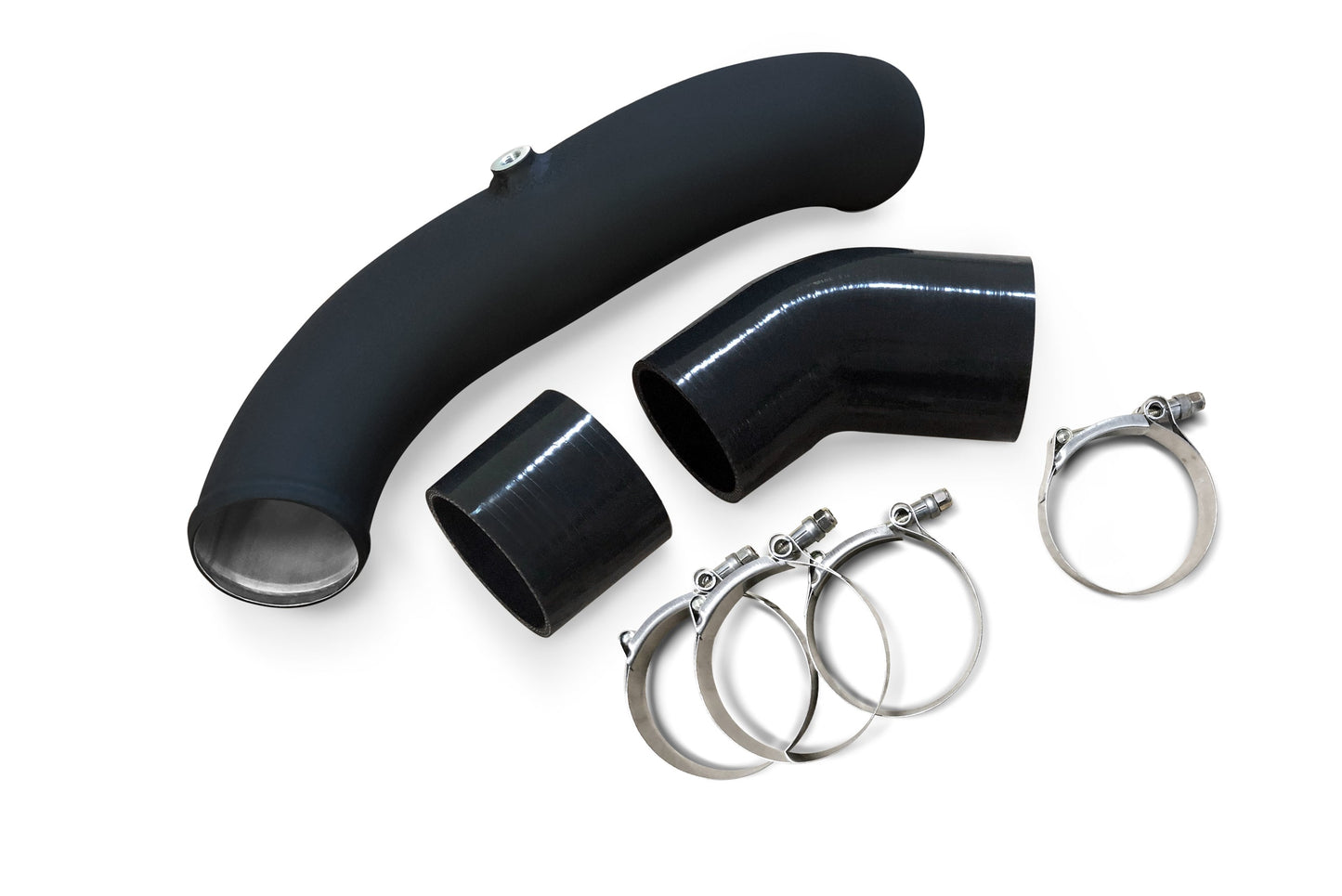 CVF Aluminum Intercooler Charge Pipe Kit with TiAL Flange (2015-2021 Ford Mustang EcoBoost) CV Fabrication (CVF)