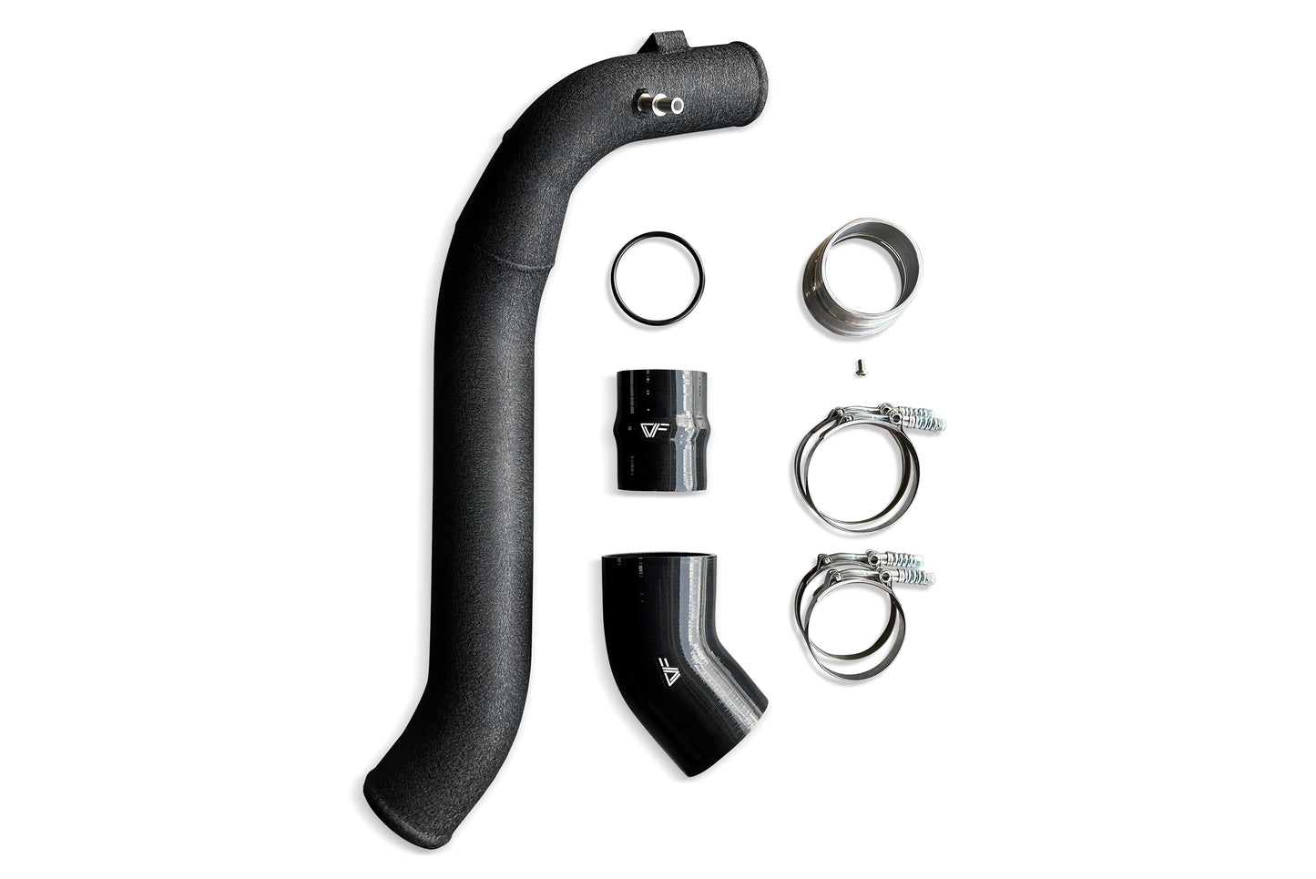 CVF Aluminum Intercooler Hot-side + Cold-side Piping Kit (2021-2023 Ford F-150 2.7L EcoBoost) CV Fabrication (CVF)