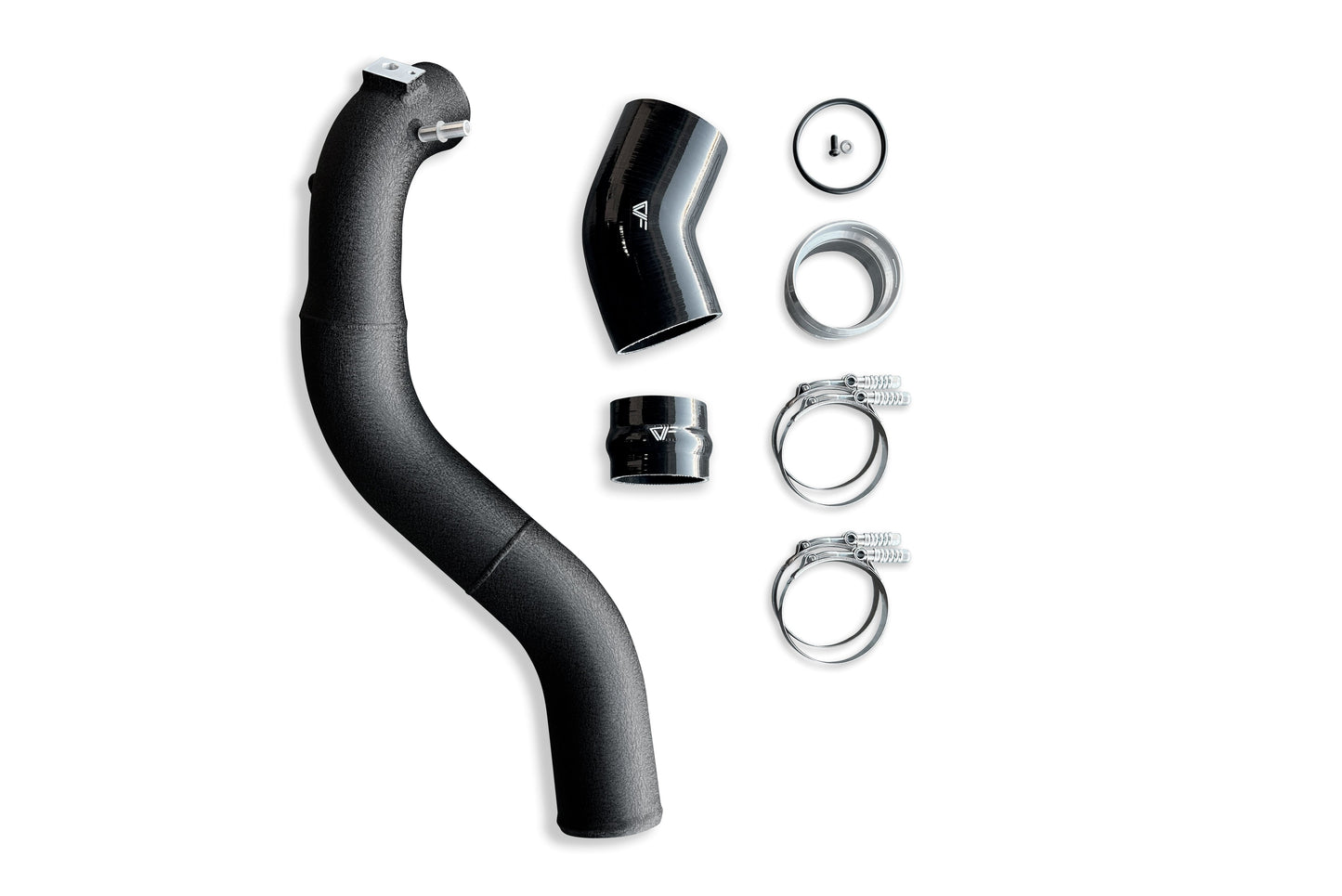 CVF Aluminum Intercooler Hot-side + Cold-side Piping Kit (2021+ Ford F-150 3.5L/Raptor EcoBoost) Motor Vehicle Engine Parts CV Fabrication (CVF)