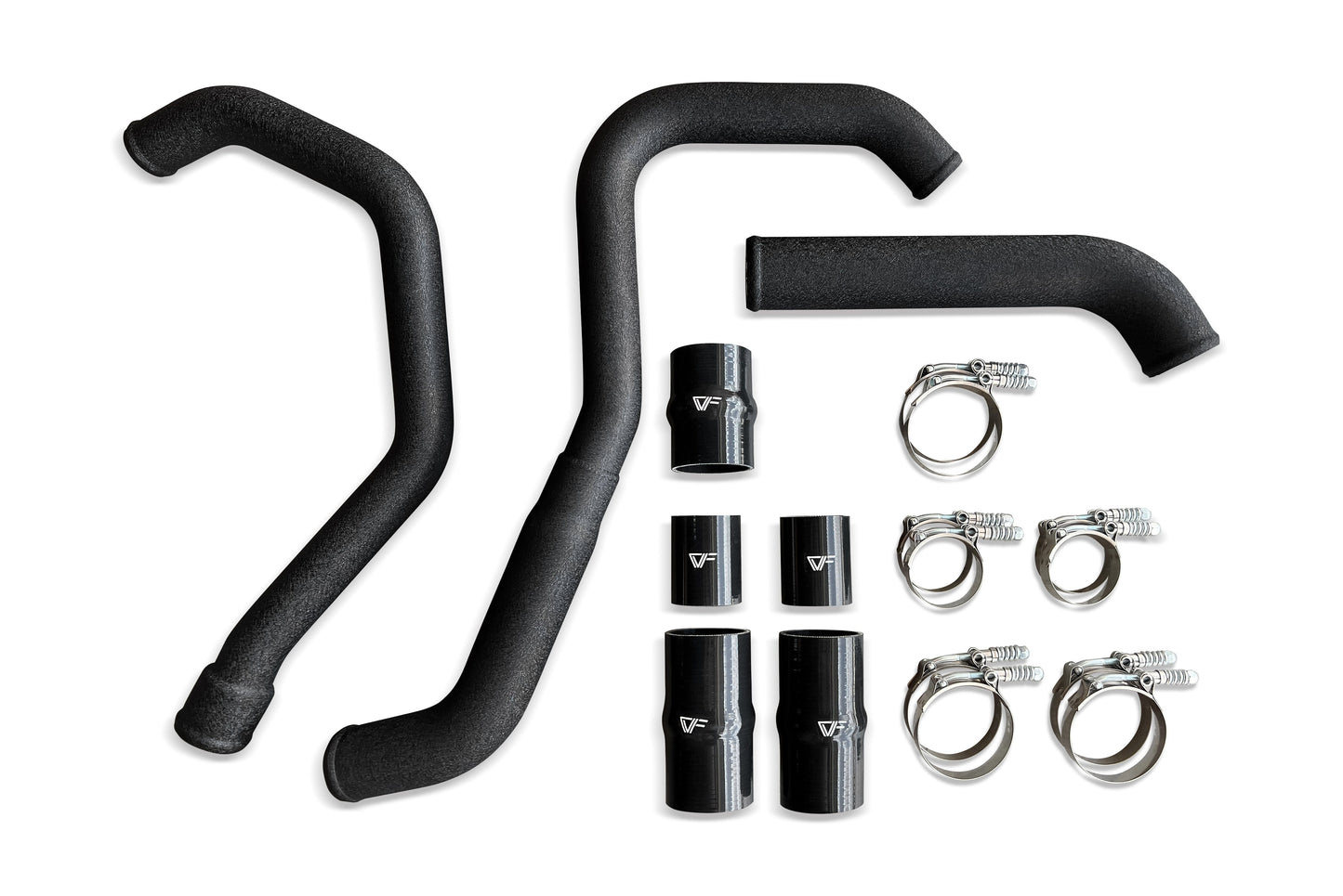 CVF Hot-side Aluminum Intercooler Piping (2021-2023 Ford F-150 2.7L EcoBoost) Motor Vehicle Engine Parts CV Fabrication (CVF)