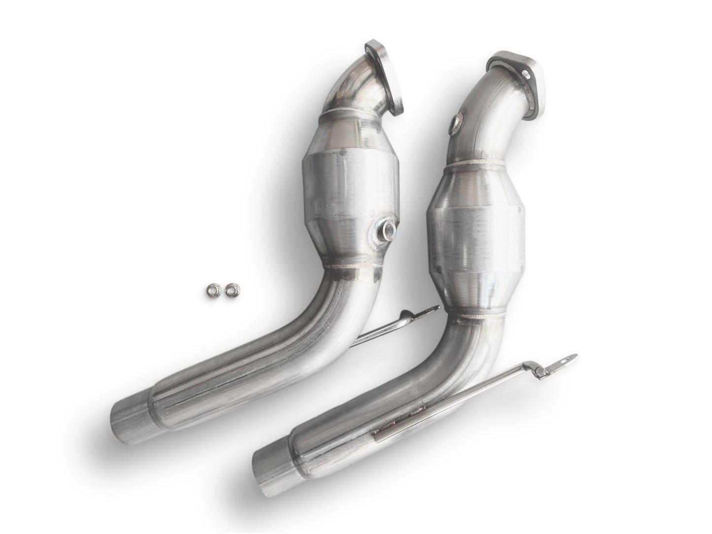 CVF Stainless Steel Catted Downpipes (2020-2022 3.0L Ford Explorer ST) CV Fabrication (CVF)