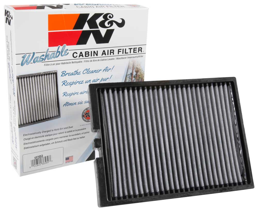 K&N Drop-In Replacement Cabin Air Filter ('15-'18 Mustang GT, EcoBoost, V6) (VF2053) K&N