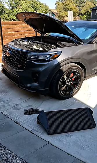  2020+ Ford Explorer ST Intercooler Install! - CVFab Performance Intercooler