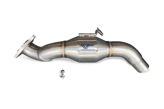 CVF 3" Stainless Steel Catted Downpipe (2022-2024 Ford Ranger 2.3L EcoBoost) CV Fabrication (CVF) 