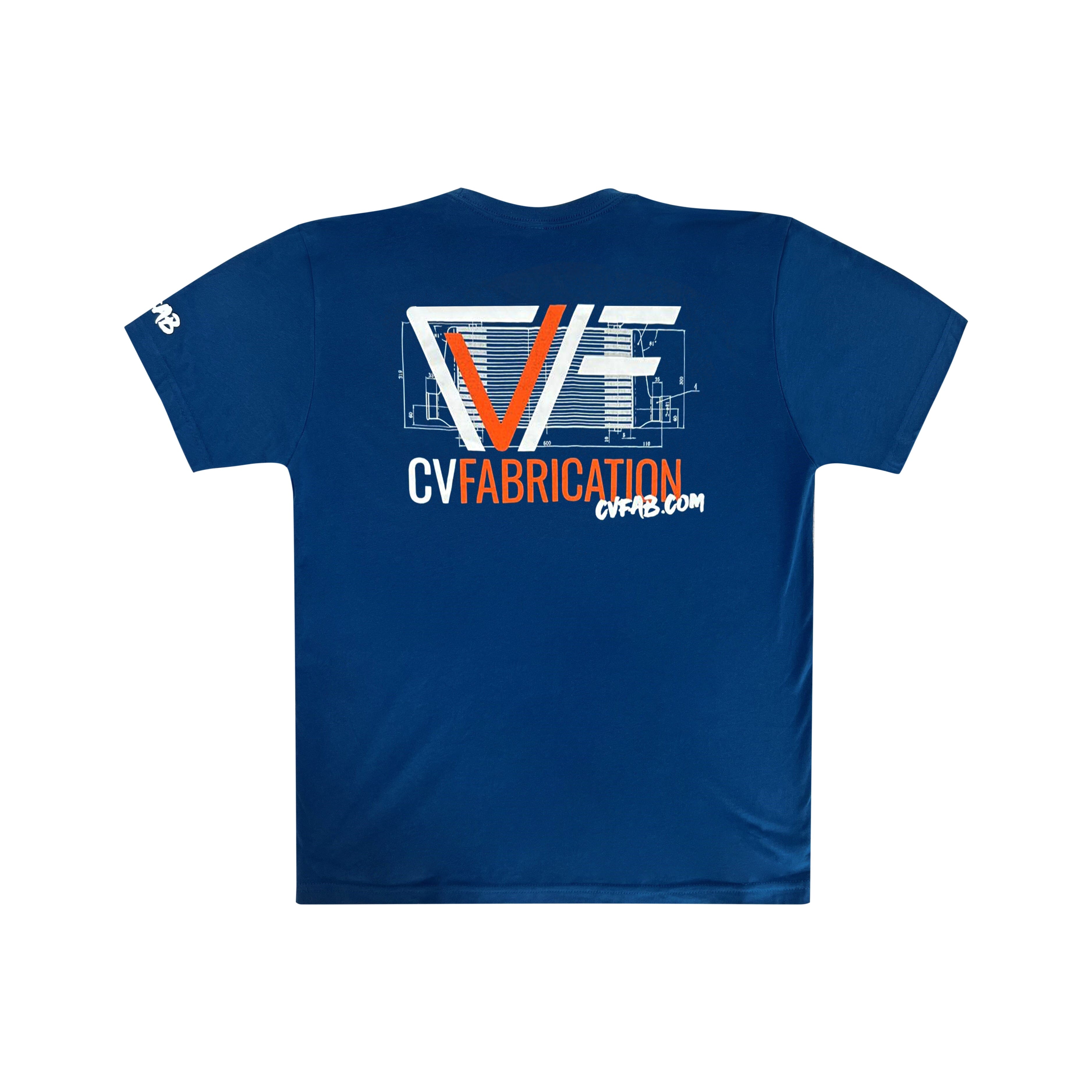 CVF Logo Tee with Intercooler Outline – CV Fabrication (CVF)