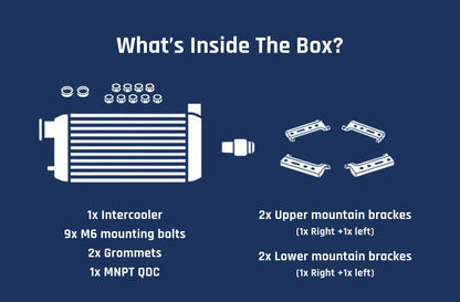CVF Performance Intercooler (2025 2.3L Ford Explorer; 2025 3.0L Ford Explorer ST) CV Fabrication (CVF) 