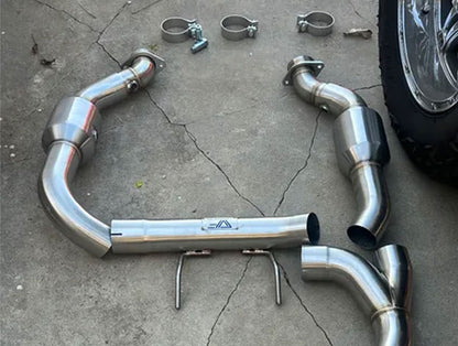 CVF Stainless Steel Catted Downpipes (2015-2016 Ford F-150 3.5L EcoBoost) CV Fabrication (CVF) 