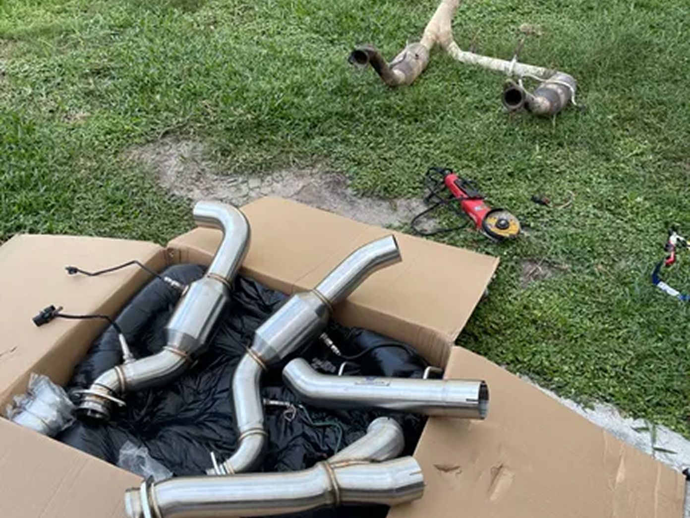 CVF Stainless Steel Catted Downpipes (2015-2020 Ford F-150 2.7L EcoBoost) CV Fabrication (CVF) 