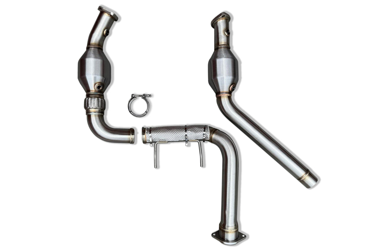 CVF Stainless Steel Downpipes (2021-2023 3.5L Raptor F-150 EcoBoost) CV Fabrication (CVF) 