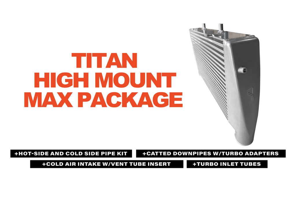 F-150 Parts Power Pack: Titan High Mount Max Package (2015-2020 F-150 2.7L/3.5L/Raptor EcoBoost) CV Fabrication (CVF) 
