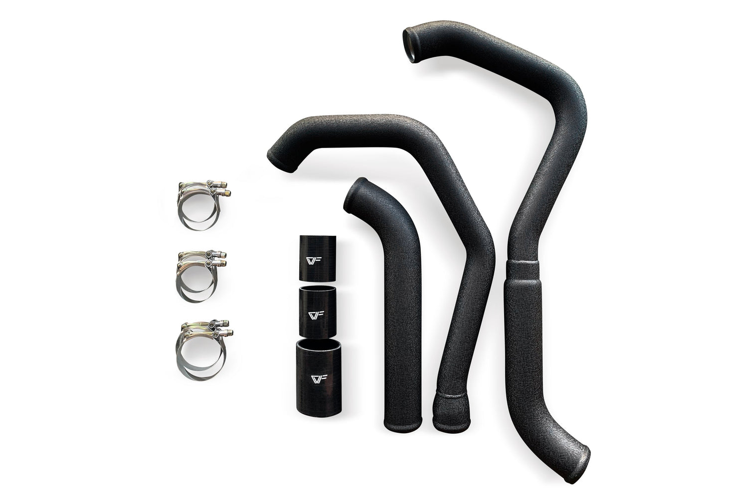 CVF Aluminum Intercooler Hot-side + Cold-side Piping Kit (2015-2020 Ford F-150 2.7L EcoBoost) CV Fabrication (CVF) 