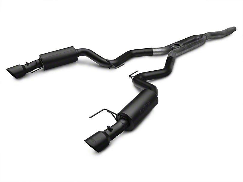 MBRP Black Series Cat-Back Exhaust w/ Y-Pipe - Race Version ('15-'18 Mustang EcoBoost) MBRP 